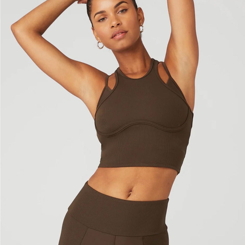 Women's Alo Top Espresso